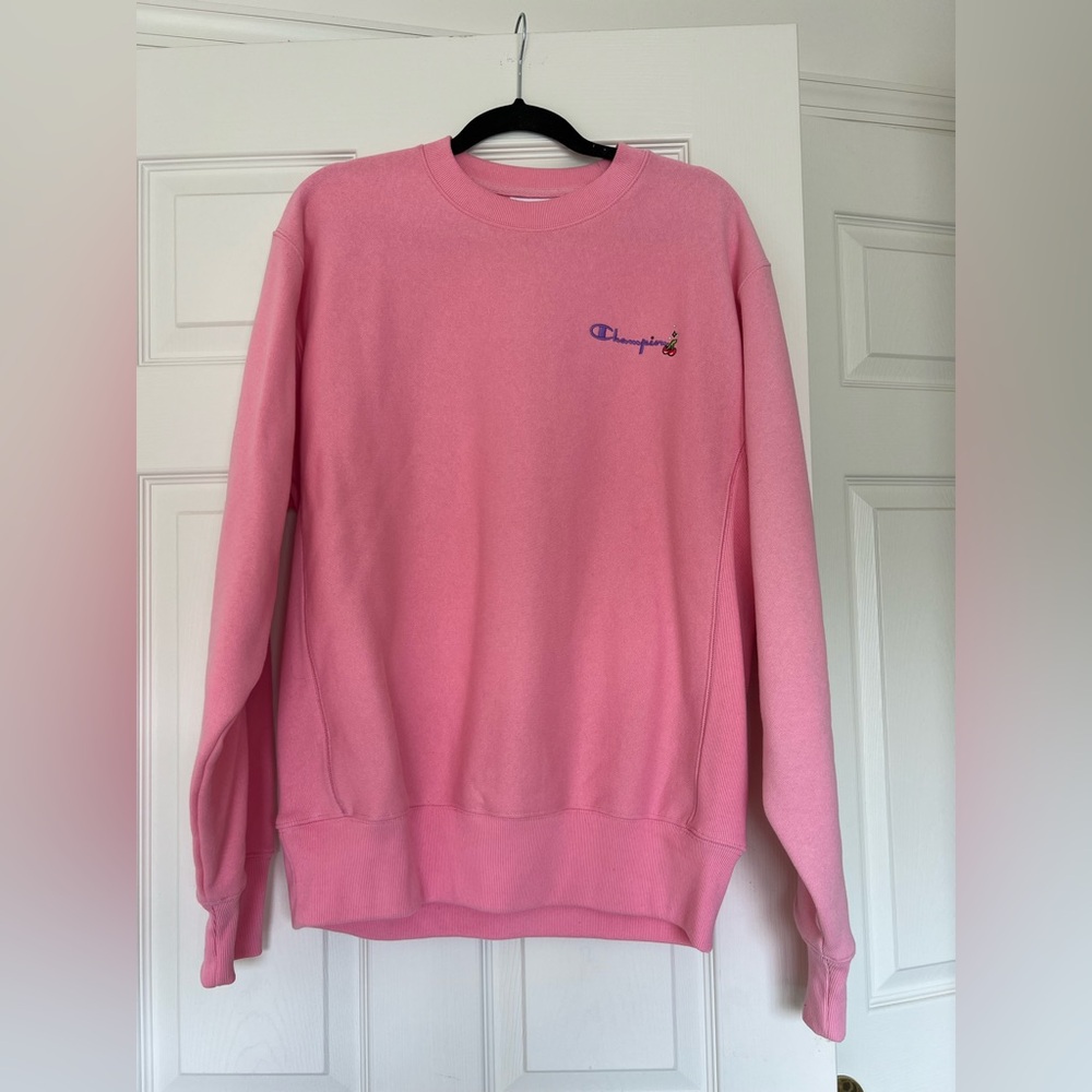 KNC x Champion Pink Sweatshirt